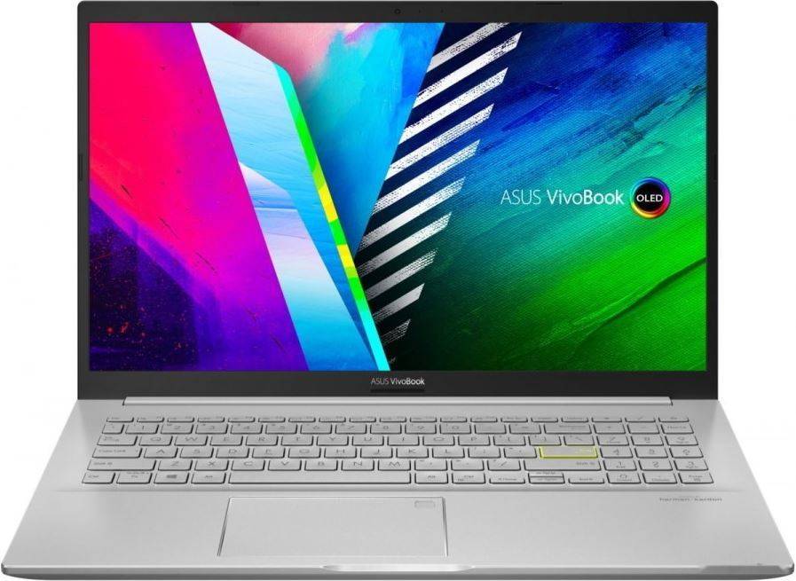 Ноутбук ASUS K513EA-L12309 15.6" FHD OLED, Intel Core i7-1165G7, 16Gb, 512Gb SSD, no ODD, no OS, серебристый*