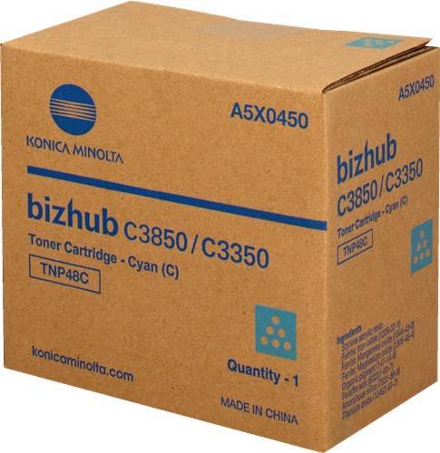 Тонер Konica-Minolta bizhub C3350/C3850 синий TNP-48C, арт. A5X0450  ориг.