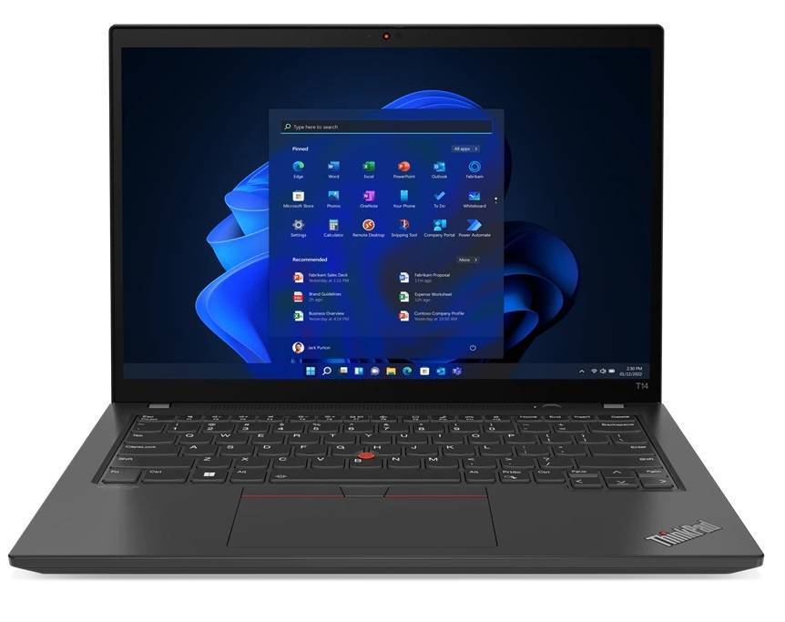 Ноутбук Lenovo ThinkPad T14 G3  14" WUXGA, Intel Core i7-1260P, 16Gb, 1Tb SSD, no ODD, Intel UHD Graphics , Win11 Pro,