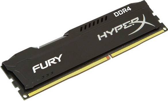 Модуль памяти Kingston 8GB 2133МГц DDR4 CL14 DIMM 1R*8 HyperX FURY Black