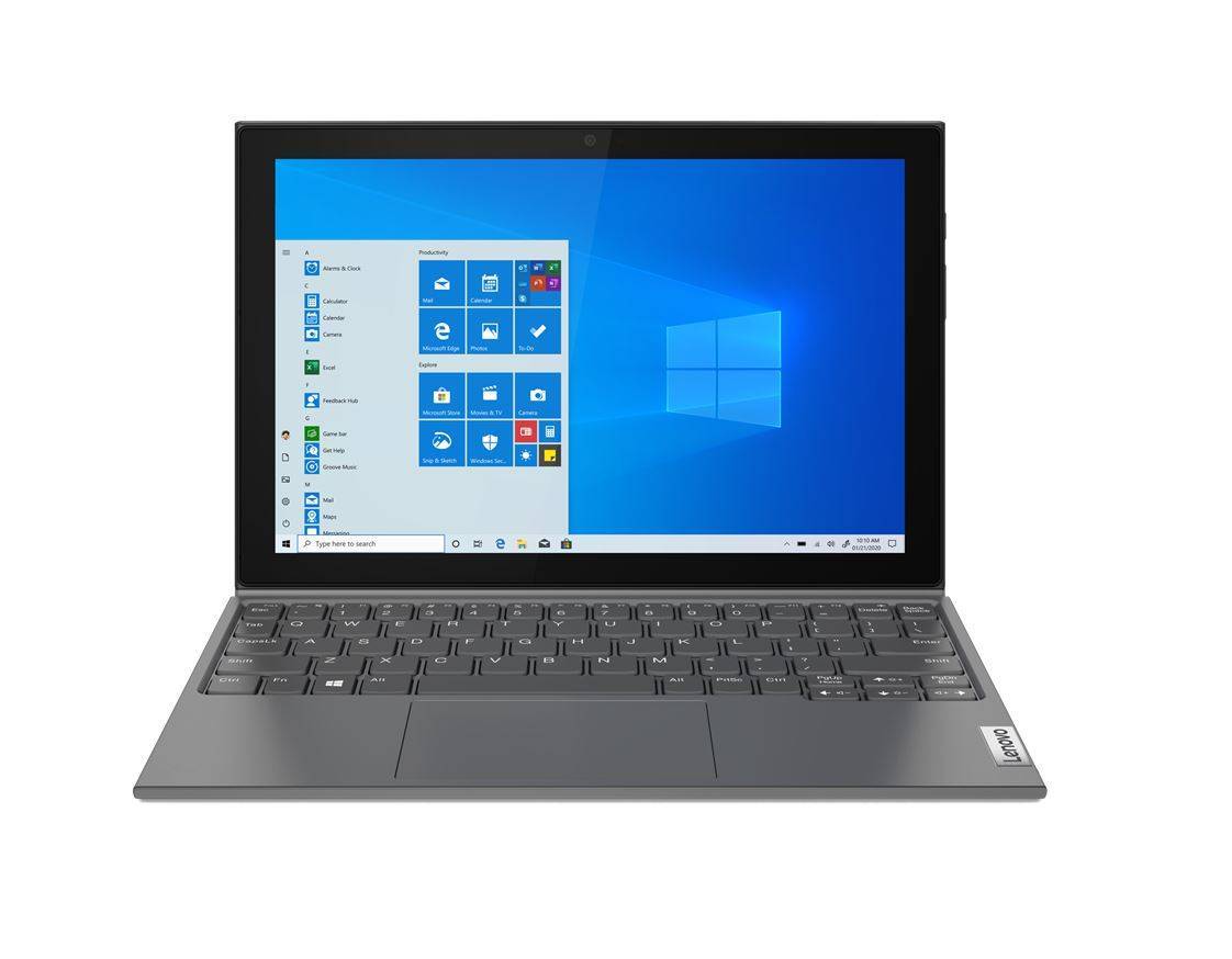Ноутбук Lenovo IP Duet 3 10IGL5 10.3" FHD Touch, Intel Celeron N4020, 4Gb, 64Gb SSD, no ODD, Win11 Pro, серый (82AT00HJR