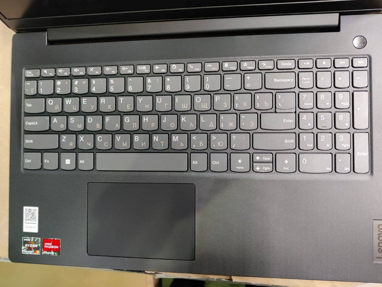 82YU00UNPB  Lenovo V15 G4 AMN 15.6"FHD, AMD Ryzen 3 7320U, 8Gb, 256Gb SSD, noDVD, Win11 Home,  black (грав) (82YU00UNP