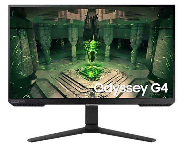 Монитор 27" Samsung Odyssey G4 S27BG400EI черный, IPS LED, 16:9, 1920x1080, 400 cd/m?, 178°/178°, 240Hz, HDMI, DP, полуматовая, HAS, Pivot, FreeSync Premium, FHD