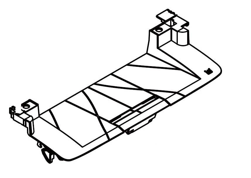 RM2-2515 Крышка картриджа в сборе с выходным лотком HP LJ M28  (RM2-2515)  OEM