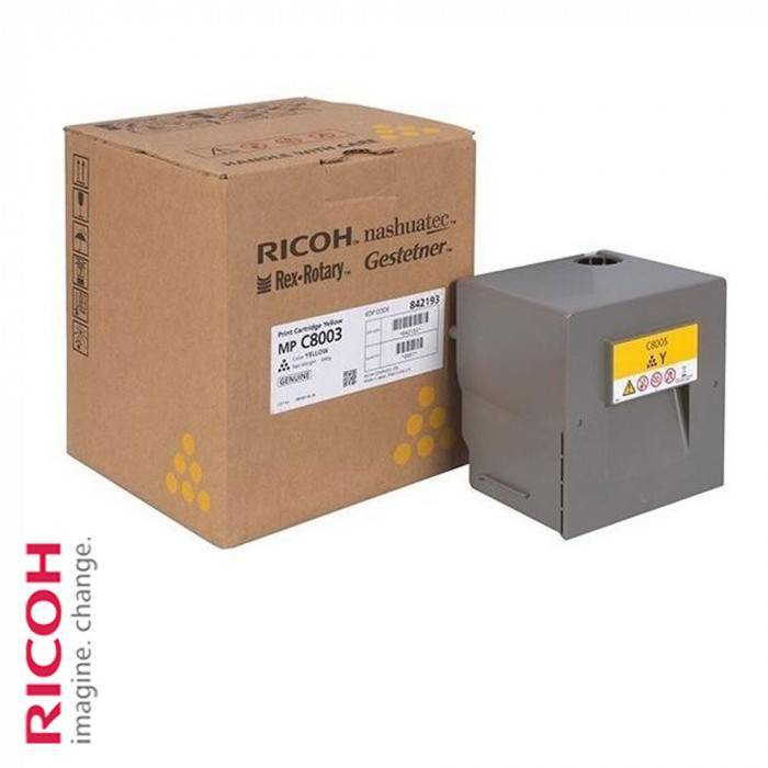 Тонер-картридж тип MP C8003 RICOH MP C6503SP/C8003SP желтый (842193) 26K