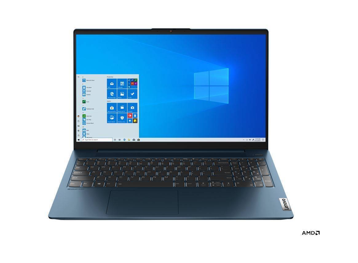 Ноутбук Lenovo IP5 15ALC05 15.6" FHD, AMD R7-5700U, 16Gb, 512Gb SSD, no ODD, Win10, серый (82LN007CRU)