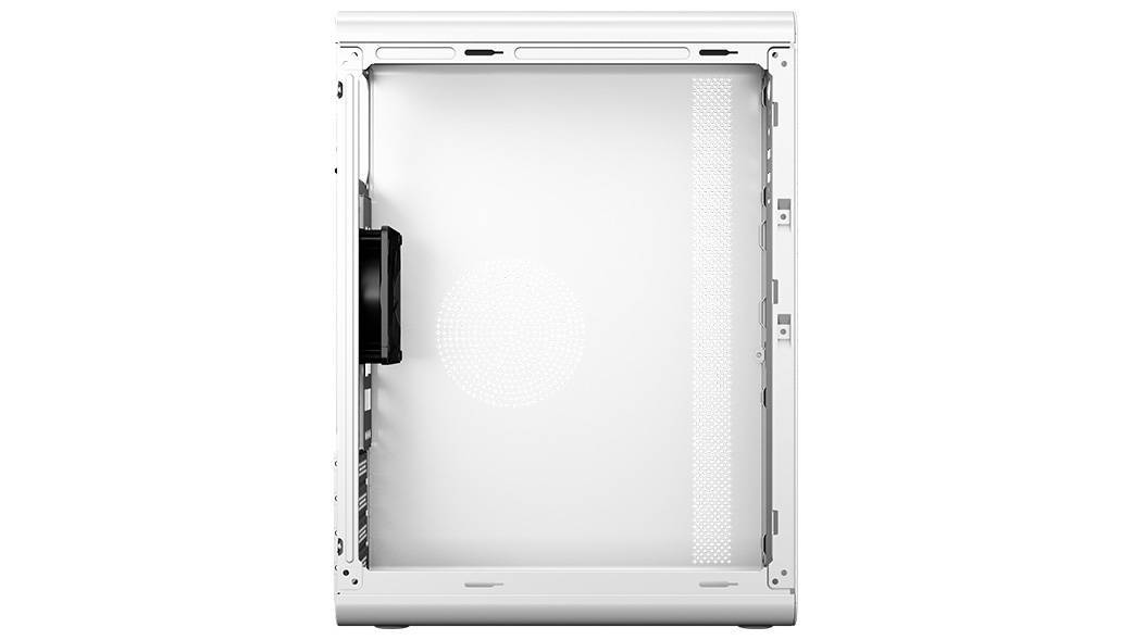 Корпус AeroCool CS-110-S-WT-v1 White Mini Tower (Micro ATX/mini-ITX, без БП, SGCC, Steel, 1x80mm) (4711099476831)
