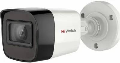 HiWatch DS-T520(C)(2.8mm) Уличная цилиндрическая аналоговая камера, 2560х1944, 5 Мп, CMOS, 20 кадр/с, до 40 м, IP67, NTS