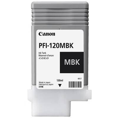 Canon PFI-120MBK 2884C001  Картридж для  TM-200/TM-205/TM-300/TM-305, 130 мл. матовый чёрный   2884C001/2884C002