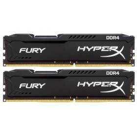 Модуль памяти Kingston 16GB 3200МГц DDR4 CL18 DIMM (Kit of 2) 1R*8 HyperX FURY Black