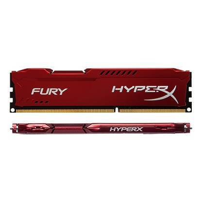 Модуль памяти Kingston 8GB 1866МГц DDR3 CL10 DIMM (Kit of 2) HyperX FURY Red