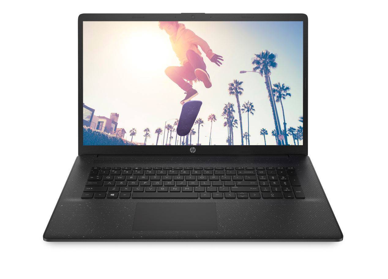Ноутбук HP17 17-cp0100ur 17.3" HD+, AMD R3-3250U, 8Gb, 512Gb SSD, no ODD, Win10, черный