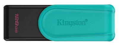 Флеш накопитель 128GB Kingston DataTraveler Exodia S, USB 3.2  Черный/бирюзовый