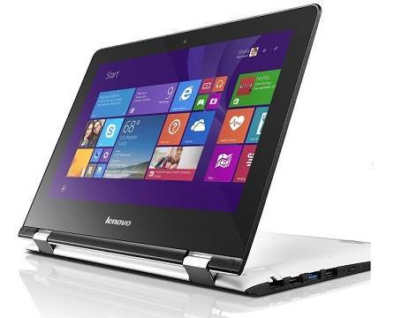 Ноутбук Lenovo YOGA 300-11IBR 11.6" HD, Intel Pentium N3060, 2Gb, 32Gb, noDVD, Win10, белый (80M100R1RK)