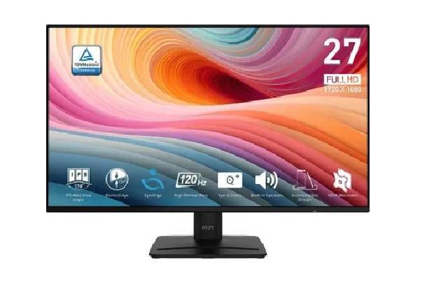 МОНИТОР 27" MSI PRO MP271A E2 Black (IPS, 1920x1080, 120Hz, 1ms, 178°/178°, 300 cd/m², 1500:1, +VGA, +HDMI, +DP,+ MM)
