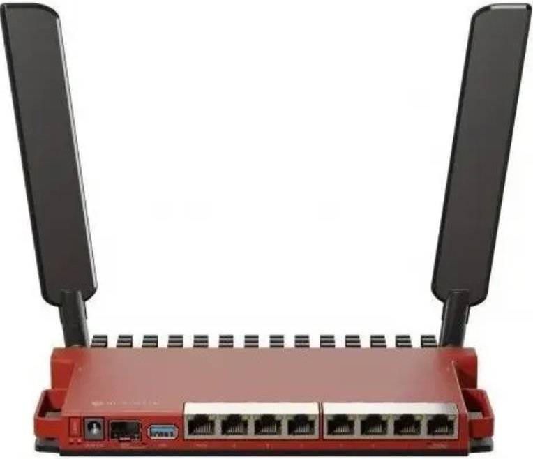Маршрутизатор MikroTik L009UiGS-2HaxD-IN (монтаж в стойку 1U, 8 rj45-1Gb, 1 SFP-2.5Gb / Процессор: IPQ-5018 800 МГц / Вход PoE: 802.3af/at 24-56 В (1й порт) / Выход PoE: Passive PoE 1.0 A (8й порт)) (L009UiGS-2HaxD-IN)