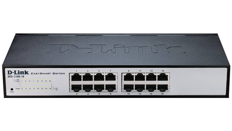 D-Link DES-1100-16 Настраиваемый L2 коммутатор с 16 портами 10/100Base-TX