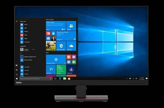 МОНИТОР 31.5" Lenovo ThinkVision T32-20 Black с поворотом экрана  (IPS,3840 x 2160,4 ms,178°/178°,350 cd/m,1000:1