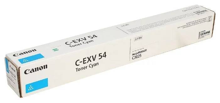 Тонер CANON C-EXV54 C голубой,  8500 страниц