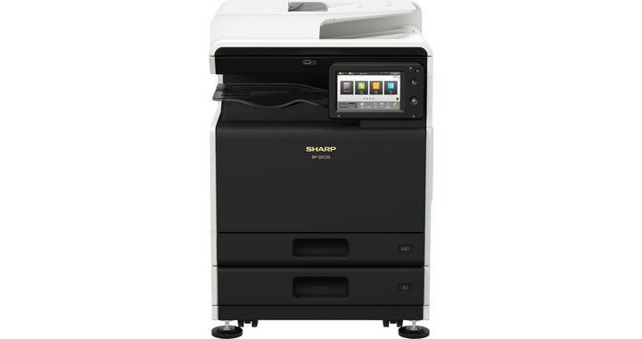 Цветной МФУ SHARP BP30C25EU (A3/A3W, 9600x600, цветной мфу c/p/s, 25 стр./мин, RSPF, 5 Гб, SSD 128 Гб , USB 2.0, Ethernet , дуплекс, добавить тонеры 4 цвета BPGT30 , запуск АСЦ)