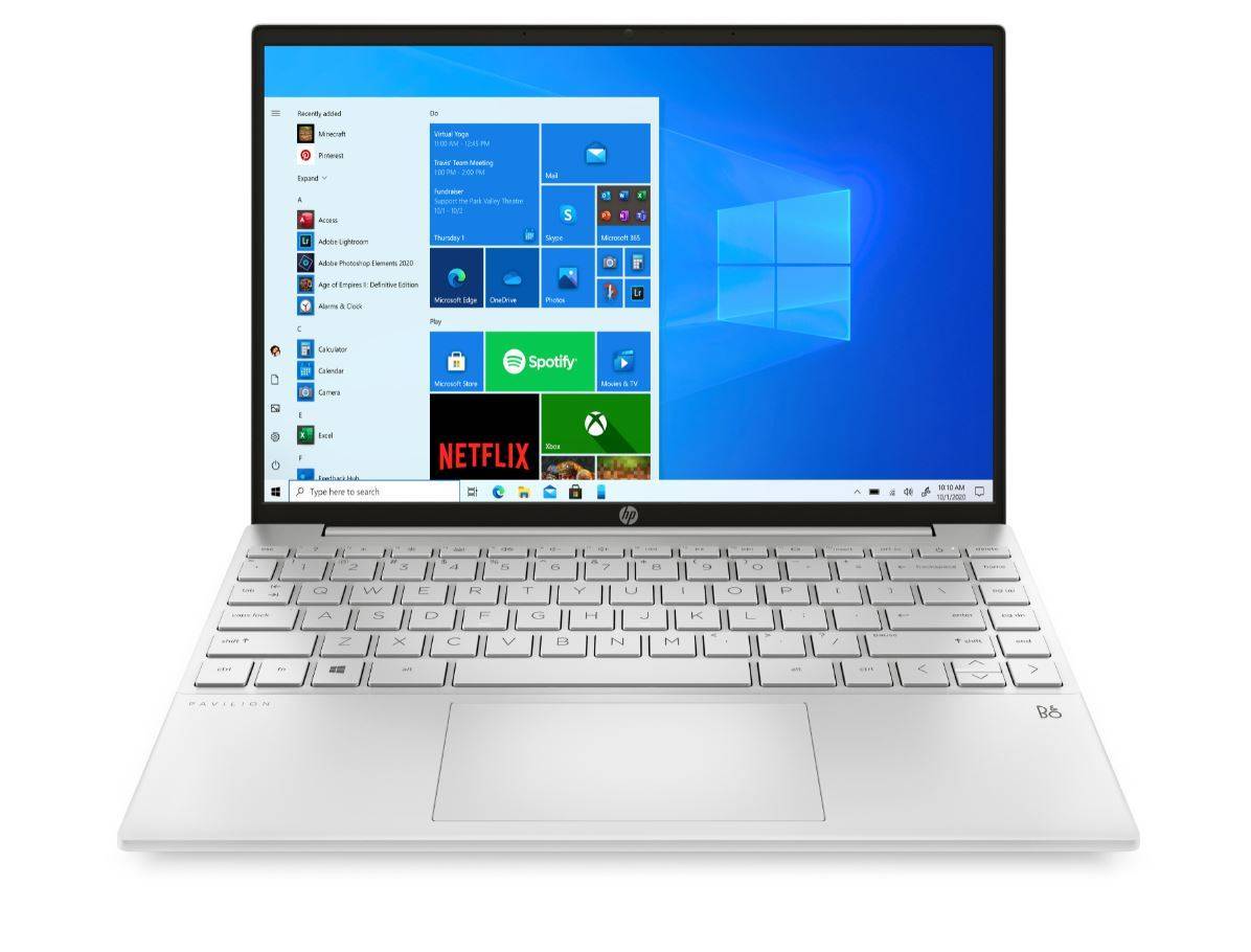 Ноутбук HP Pavilion Aero 13-be0048ur 13.3" WQXGA, AMD R5-5600U, 16Gb, 1Tb SSD, no ODD, Win10, серебристый