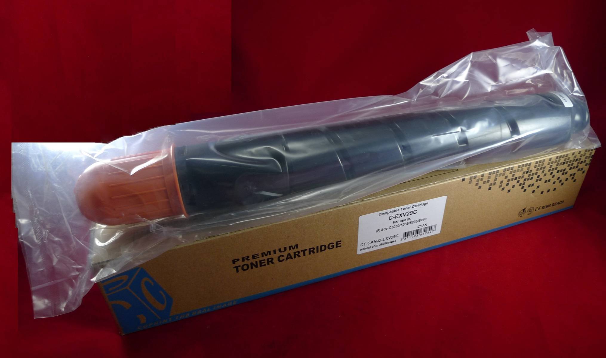 Тонер-картридж Canon iR Adv C5030/5035/5235/5240 C-EXV29/GPR-31/NPG-46 cyan (туба 484г) ELP Imaging®