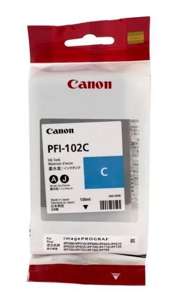 Оригинальный картридж Canon PFI-102C (0896B001)