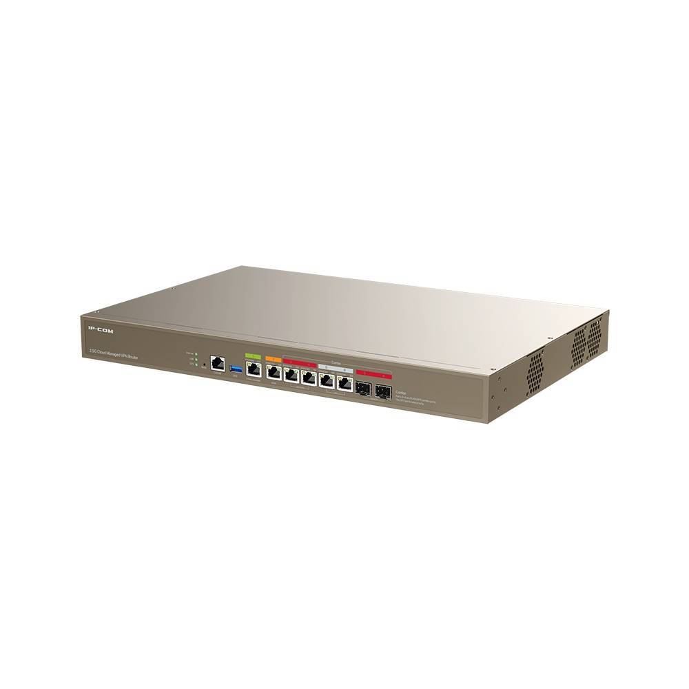 IP-COM M50-F 8-ми портовый высокоуровневый маршрутизатор 2,5Гбит c 2-мя SFP портами