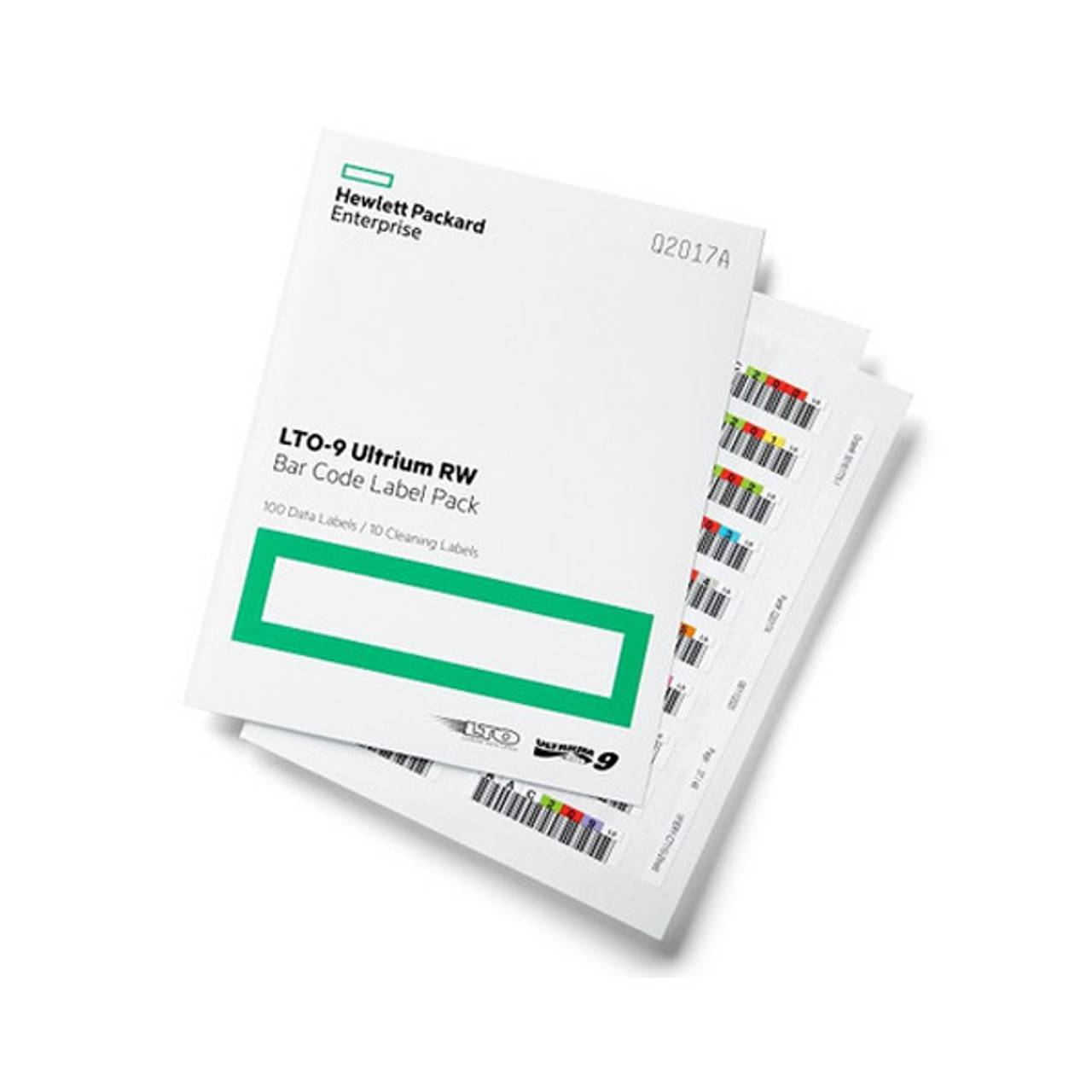 Набор наклеек HPE Ultrium9 45 Tb bar code label pack (100 data + 10 cleaning) for Q2079A (for libraries & autoloaders)