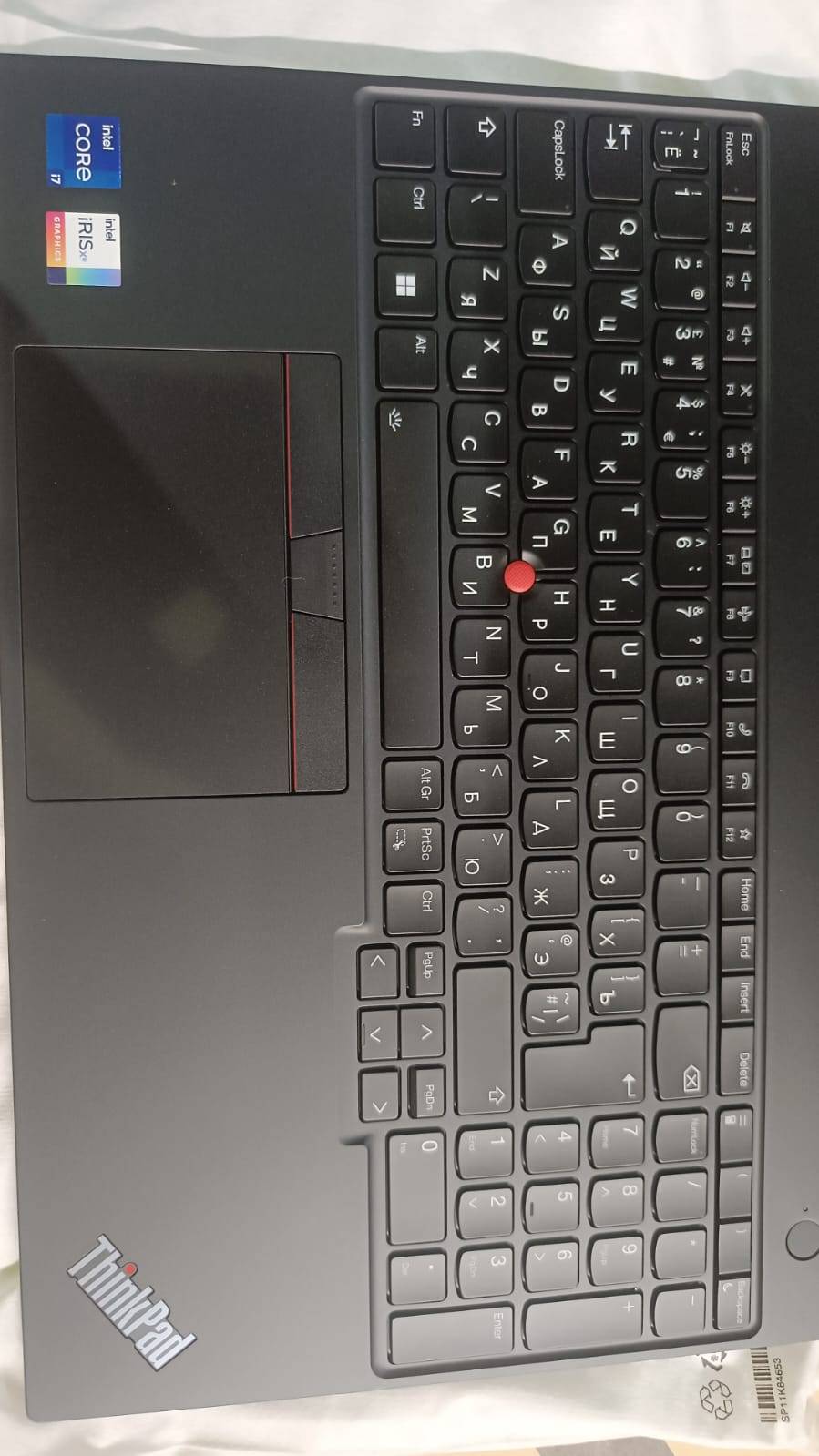Ноутбук Lenovo TP G1 E16 16"WUXGA IPS AG, Intel Core i7-13700H, 32Gb, 512Gb SSD, FHD Cam, RJ45, USB-C, FngrP, Bklt, 3 Ce