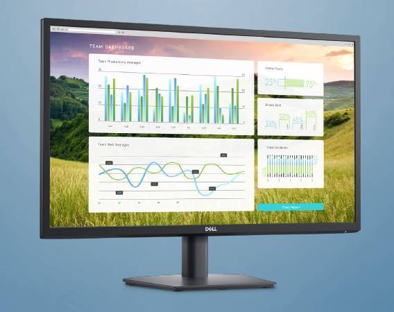 E2723HN. Dell 27"    E2723HN BK/BK (IPS; 16:9; 300 cd/m2; 1000:1; 5ms; 1920x1080x60Hz;  БЕЗ EU  кабеля в комплекте