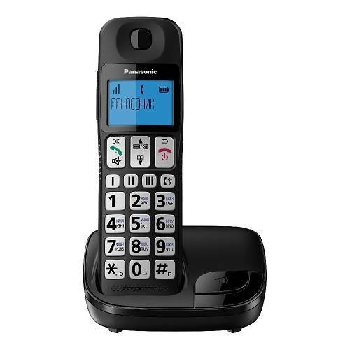Телефон беспроводной (DECT) Panasonic KX-TGE110UCB черный