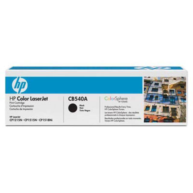 CB540A - Картридж лазерный HP CB540A, черный, для НР Color LaserJet CM1312, CM1312nfi, CP1215, CP1515n