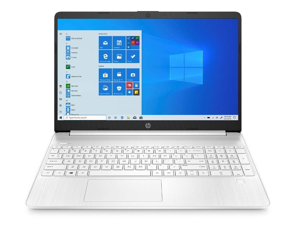 Ноутбук HP15 15s-eq0021ur 15.6" FHD, AMD Ryzen 5-3500U, 8Gb, 512Gb SSD, no ODD,  Win10, белый