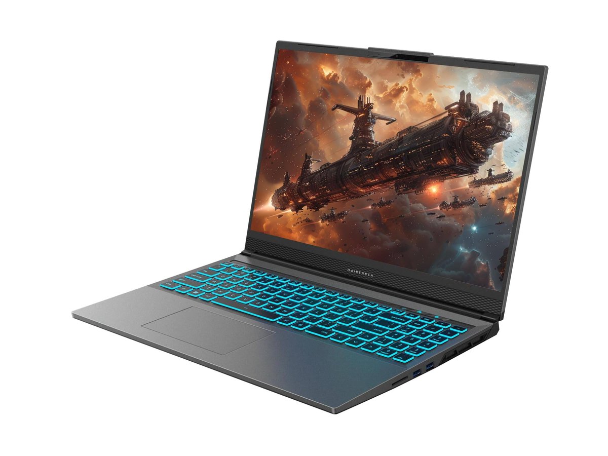 Ноутбук Maibenben X16A-R77435 16" WUXGA IPS 120Hz, AMD R7-7445HS, 16Gb, 512Gb SSD, NVidia RTX3050 4Gb, Linux, серый (X16