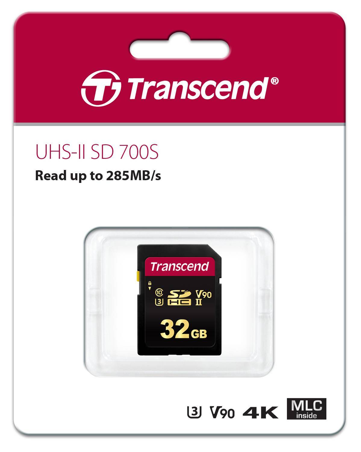 Флеш карта SD 32GB Transcend SDHC Class 10 UHS-II U3, MLC