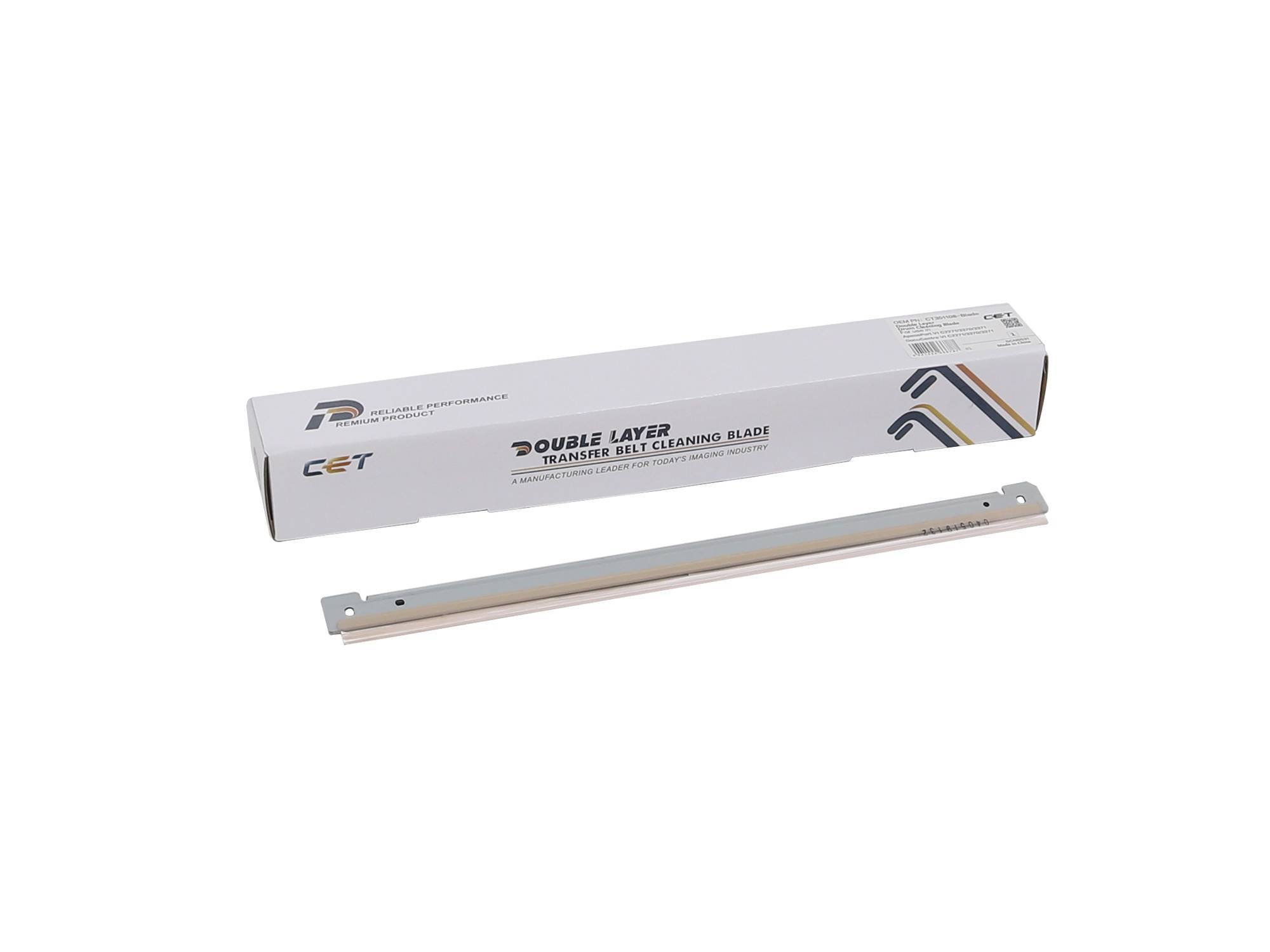 CET 281081 Ракель (Wiper Blade) XEROX C8130/C8135/C8145/ C8000/C9000 (двухслойный) 300k стр. (101R00602-Blade/013R00681