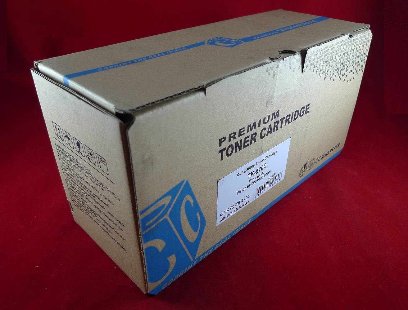 Тонер-картридж для Kyocera FS-C5400DN/P7035CDN TK-570C cyan 12K ELP Imaging®