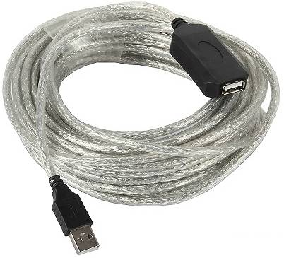 <048389> Кабель USB2.0 Am < - > Af удлинительный 5.0м (активный) VCOM VUS7049 [VUS7049-5M_851348]