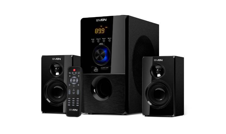 Акустическая система 2.1 SVEN MS-2050 черный (55Вт, питание от сети) (SV-013233)