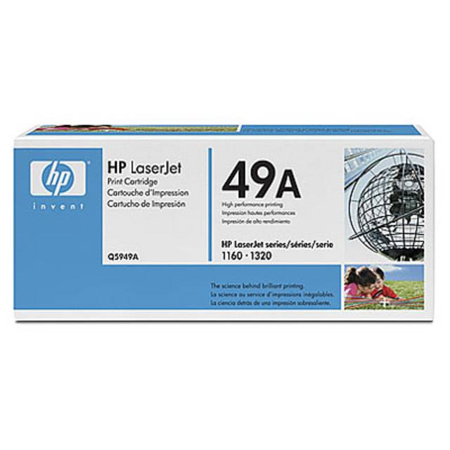 (Спец.цена) Оригинальный картридж HP Q5949A (49A) для принтера HP LaserJet 1160/ 1320/ 1320n/ 1320nt/ 1320nw/ 3390/ 3392 black, 2500 страниц