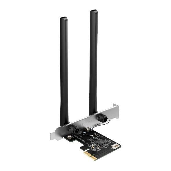 Mercusys <MA30E> AC1300 Wi-Fi Bluetooth PCIe Adapter (802.11a/b/g/n/ac, Bluetooth 5.0, PCI-Ex1)