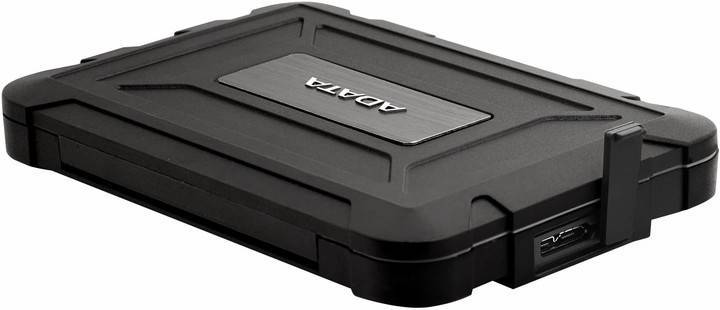 Внешний корпус A-DATA ED600 для HDD/SSD 2.5" SATA, USB 3.1, противоударный, черный