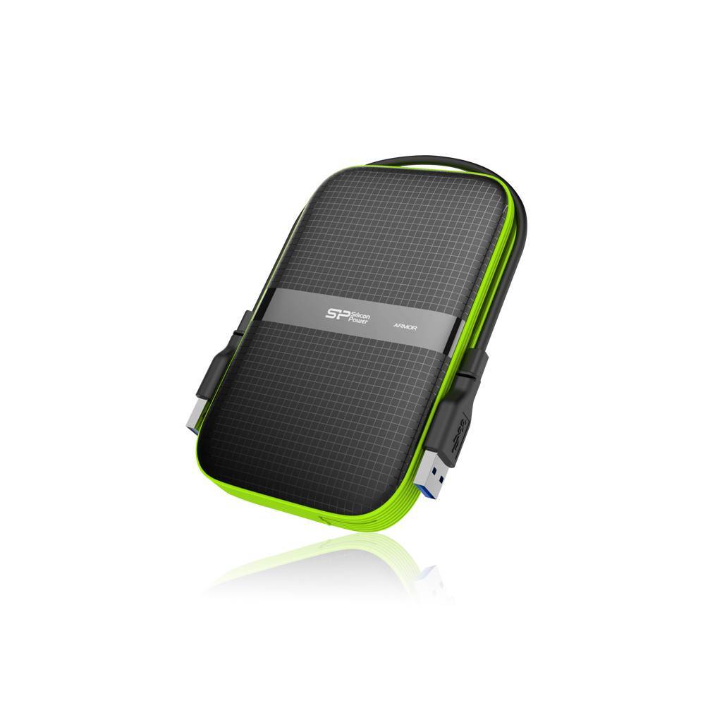 Внешний жесткий диск 500GB Silicon Power  Armor A60, 2.5", USB 3.0, противоударный, водонепроницаемый, Черный