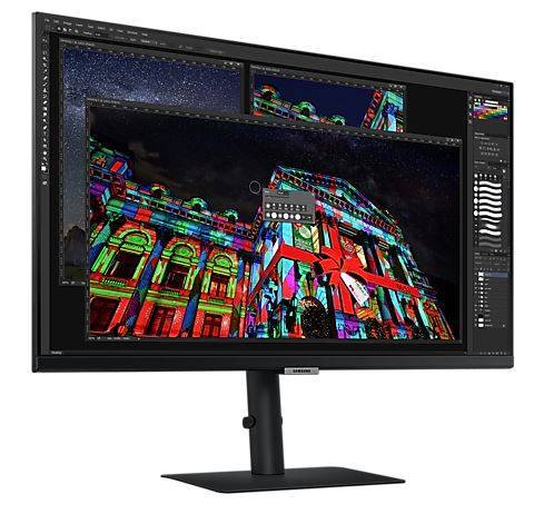 МОНИТОР 27" Samsung S27A800UNI Black с поворотом экрана (IPS, 3840x2160, 5 ms, 178°/178°, 300 cd/m, 1000:1, +HDMI, +DP)