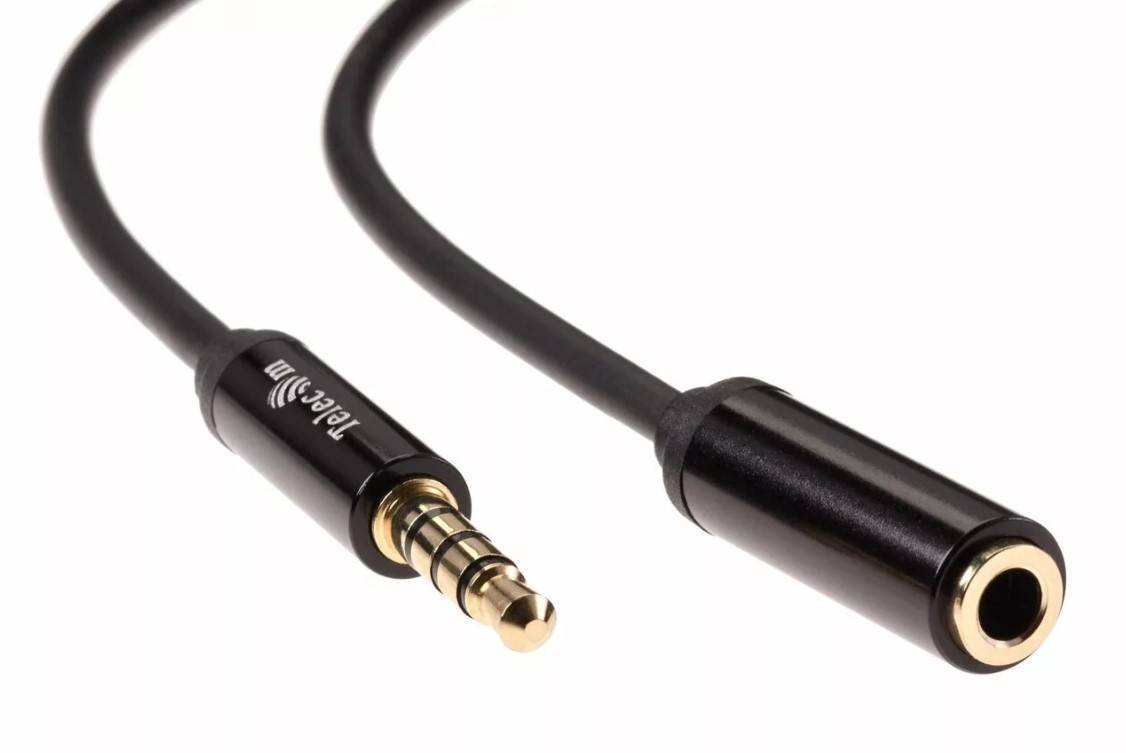 Кабель удлинит 3.5 Jack (M) - 3.5 Jack (F), 1м Telecom PRO