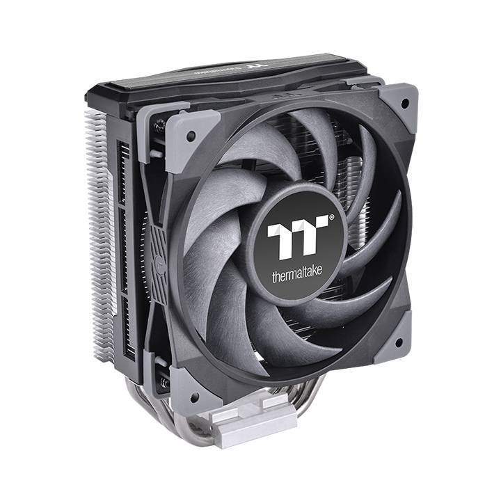 CL-P074-AL12BL-A - Кулер для процессора,Thermaltake, Toughair 310 CPU, CL-P074-AL12BL-A, Intel LGA 1700/1200/1156/115x и AMD AM4/AM3+/AM3/AM2+/AM2/FM2/FM1, TDP 170W, 120мм вентилятор, 500-2000 об.мин, 4pin, 58.35 CFM, 23.6 dB(A), 123.6x71.7x159.5мм, Серебристый
