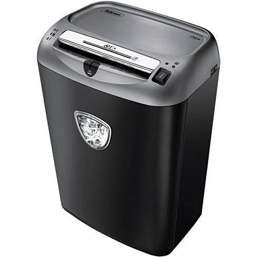 Fellowes Шредер Powershred 75Cs FS-46750 (FS-4675001/FS-4675002){авт., 3.9х50мм, 12лст., 27лтр., уничтожает: скобы, карты, скрепки, CD, селектор кол-ва листов}