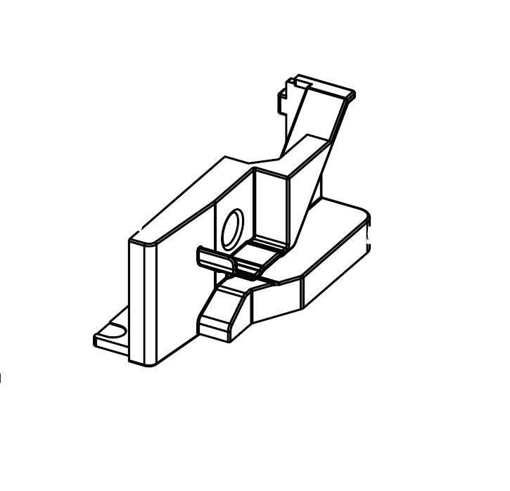 Направляющая левая Lexmark MS33x/43x/MX33x/43x/M1342/XM1342/B334x/344x/MB344x (41X5009)