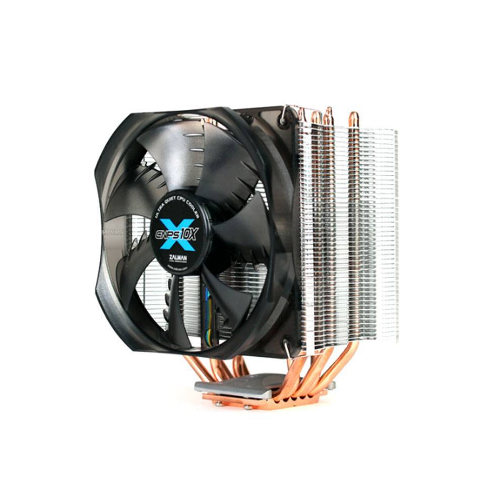 Cooler ZALMAN CNPS10X Performa + {for 775 / 1155 / 1366 / 2011 / AM2 / AM3 / FM1, Speedcontr, 17-36дБ, 900-2000 об / м, Cu+Al, 4пин}
